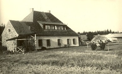 Bývalá hájovna v Jiříkově, kterou primář Dr. Trnka vlastnil od roku 1935